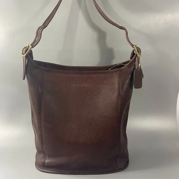 Coach | Bags | Vintage Coach 960 Medium Slim Duffle Sac Brown